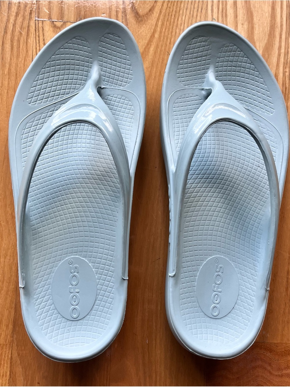 OOFOS OOahh Sport Flex Recovery Sandals 9  Teal Green